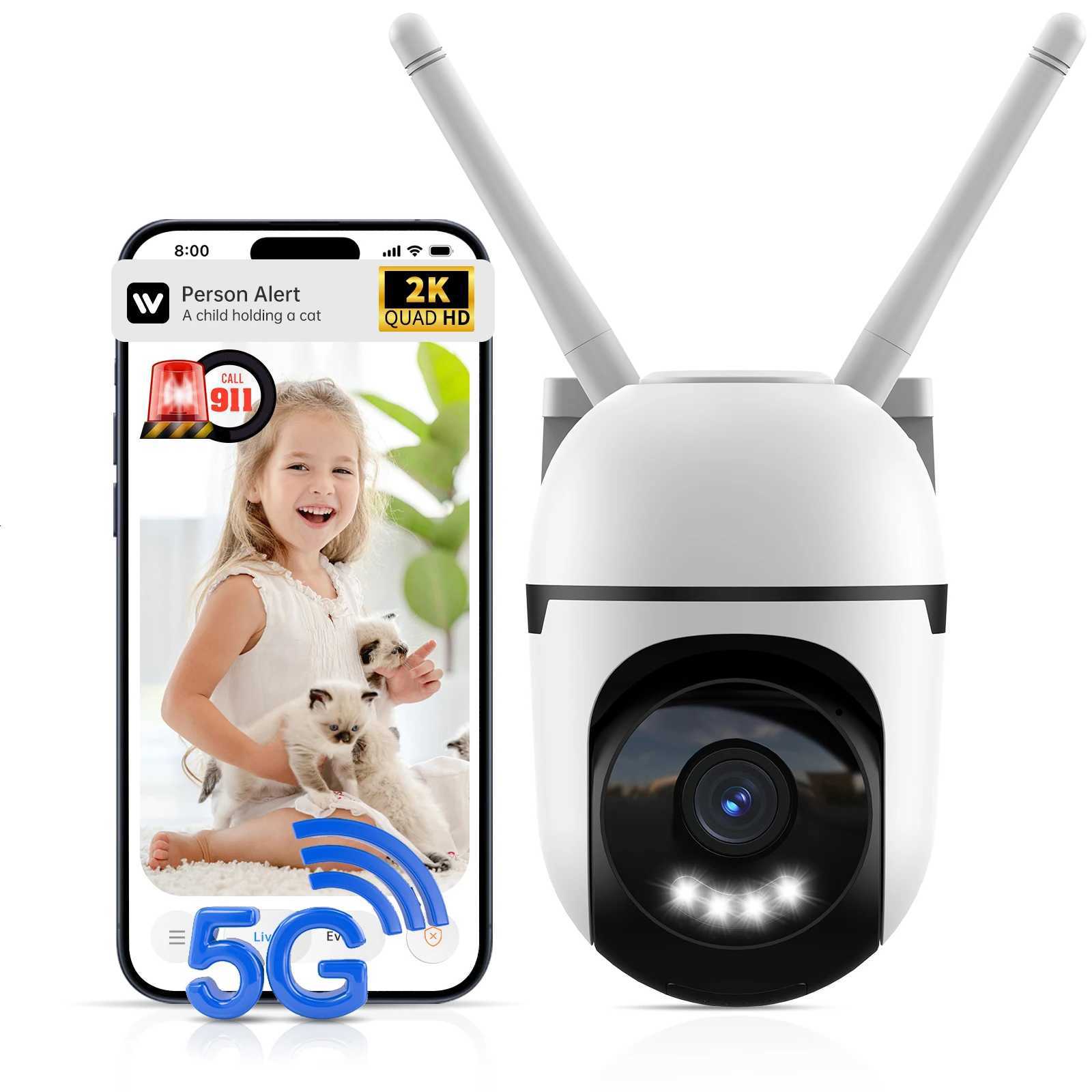 2MP PTZ WiFi Camera Outdoor Wireless Security De Camera Motion Detection 2-Way Au Surveillance CCTV Camera for Baby C251202