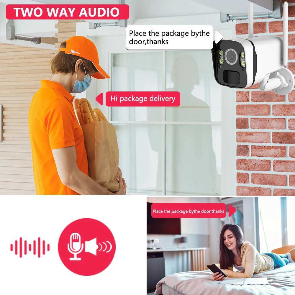 5MP IP EseeCloud WIFI Solar Camera PIR Human Detection Outdoor Security Surveillance Integrated Battery CCTV Video IP Cameras C251202