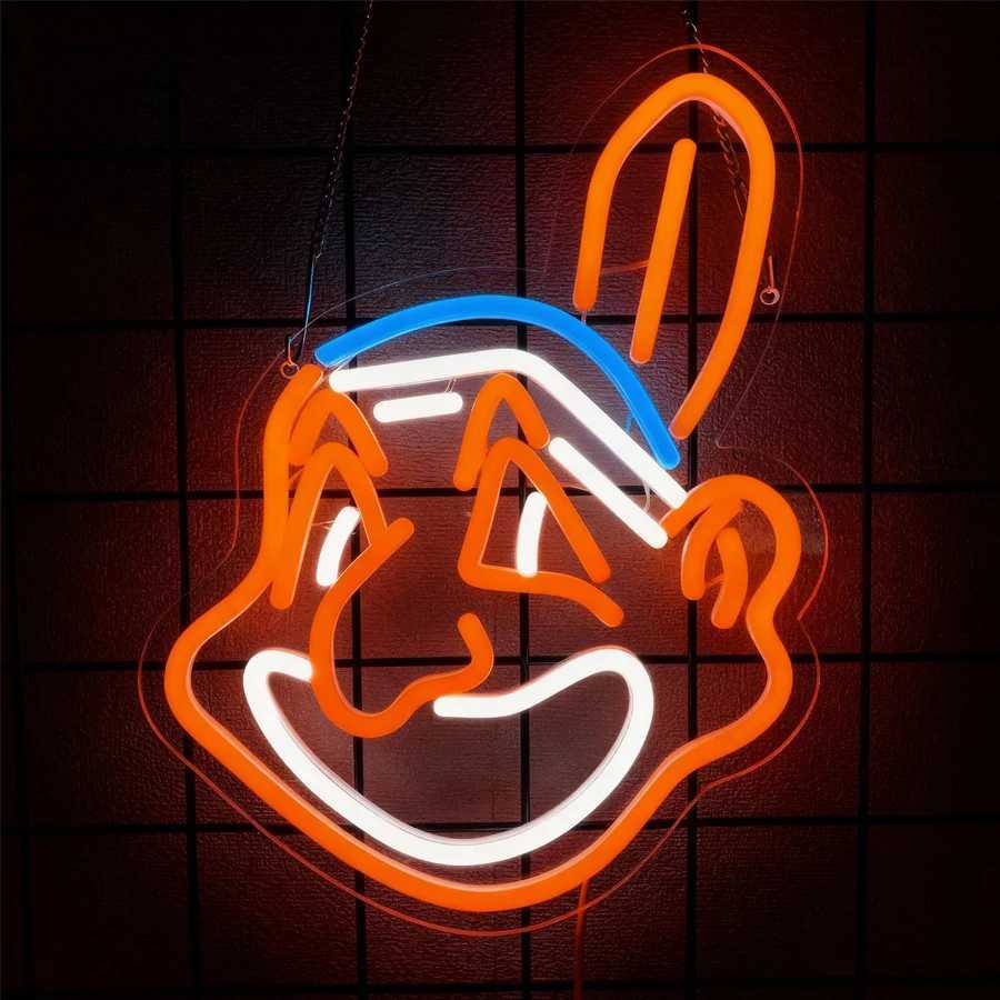 Animation Led Neon Sign Rabbit Icon Used For Bedroom Game Room Man Cave Party Decor Gifts For Teenagers And Boyfriends H251201