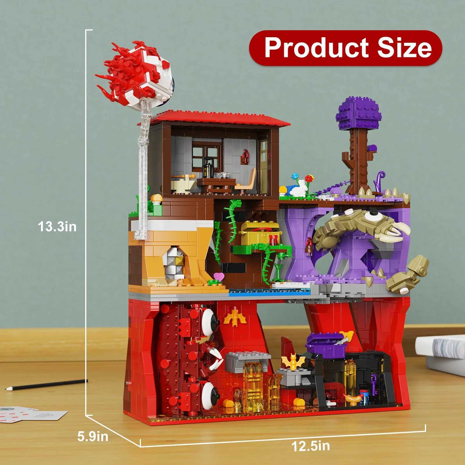 Eye of Cthhu House Wall of Flesh Building Blocks Game Map Adventure Bricks Toys Halloween Decoration for Kids C251203