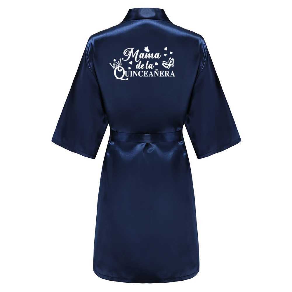 Mis Quince Aos Bathrobe Mama de la Quinceaera Robe Woman Homewear Party Gift C251202