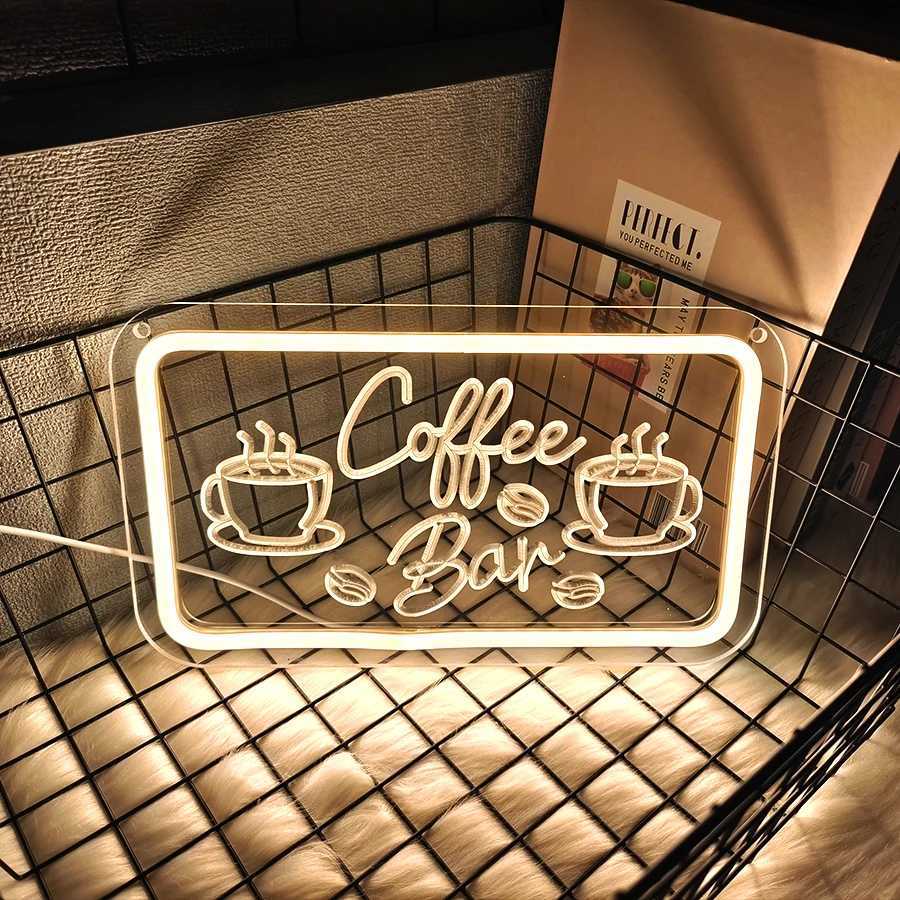 Coffee Bar Neon Sign For Cafes Restaurants Shop Coffee Corner Home Kitchen Wall Music Studio RoomDecor GiftBarClubParty H251201