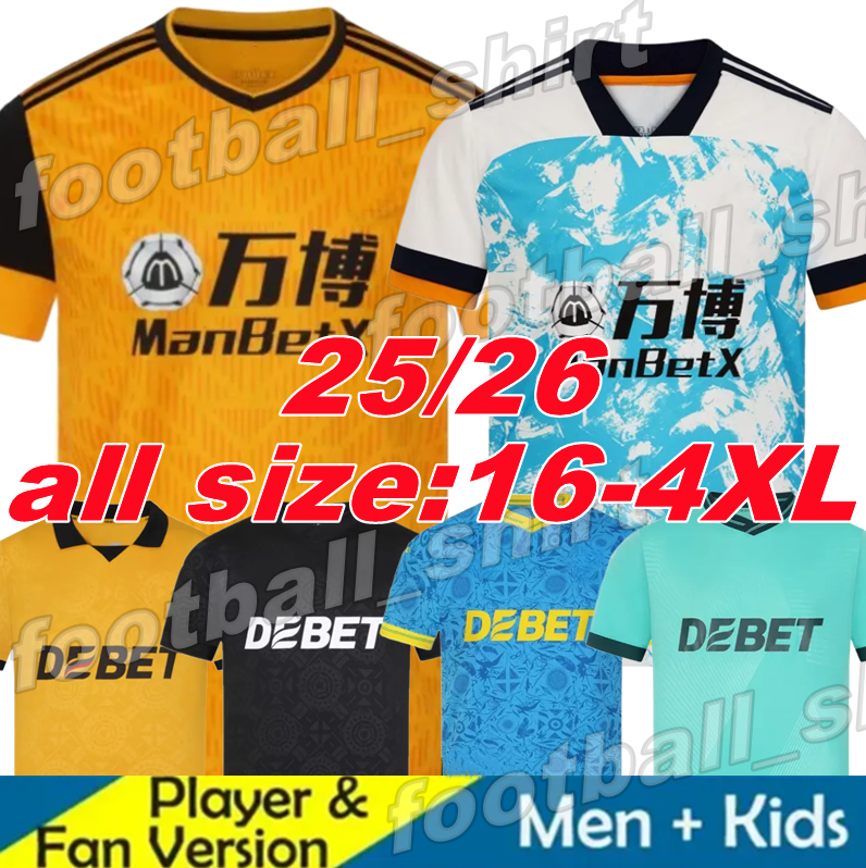 18 19 20 21 2025 WoLvErHaMpToNS Wolves soccer jerseys CUNHA STRAND LARSEN GUEDES BELLEGARDE HEE CHAN 80 81 85 86 96 98 99 02 04 Wolvess Retro men kids Kits football shirt