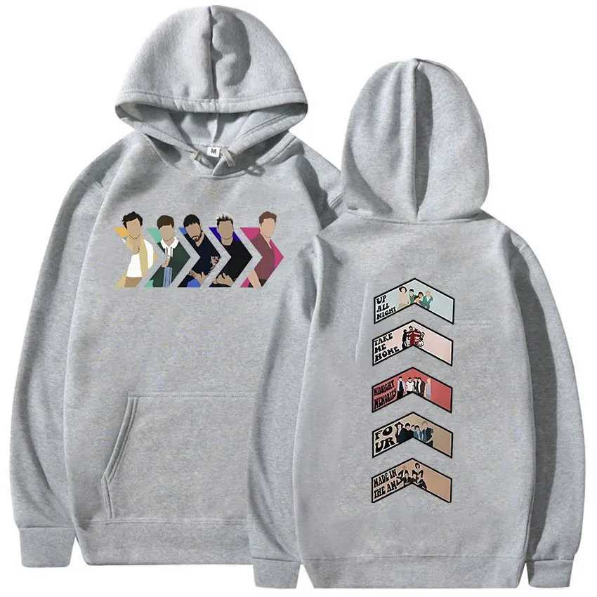 Liam Payne graphic print hoodie for men and women autumn/winter street style retro Harajuku style loose fit streetwear J251203