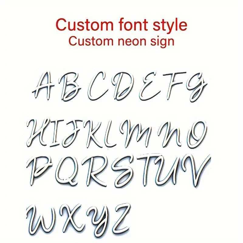 Custom your Personalised Name Neon Sign Light for girls/boys Birthday Party Bar Wedding Room Wall Decoration Neon Led sign H251201