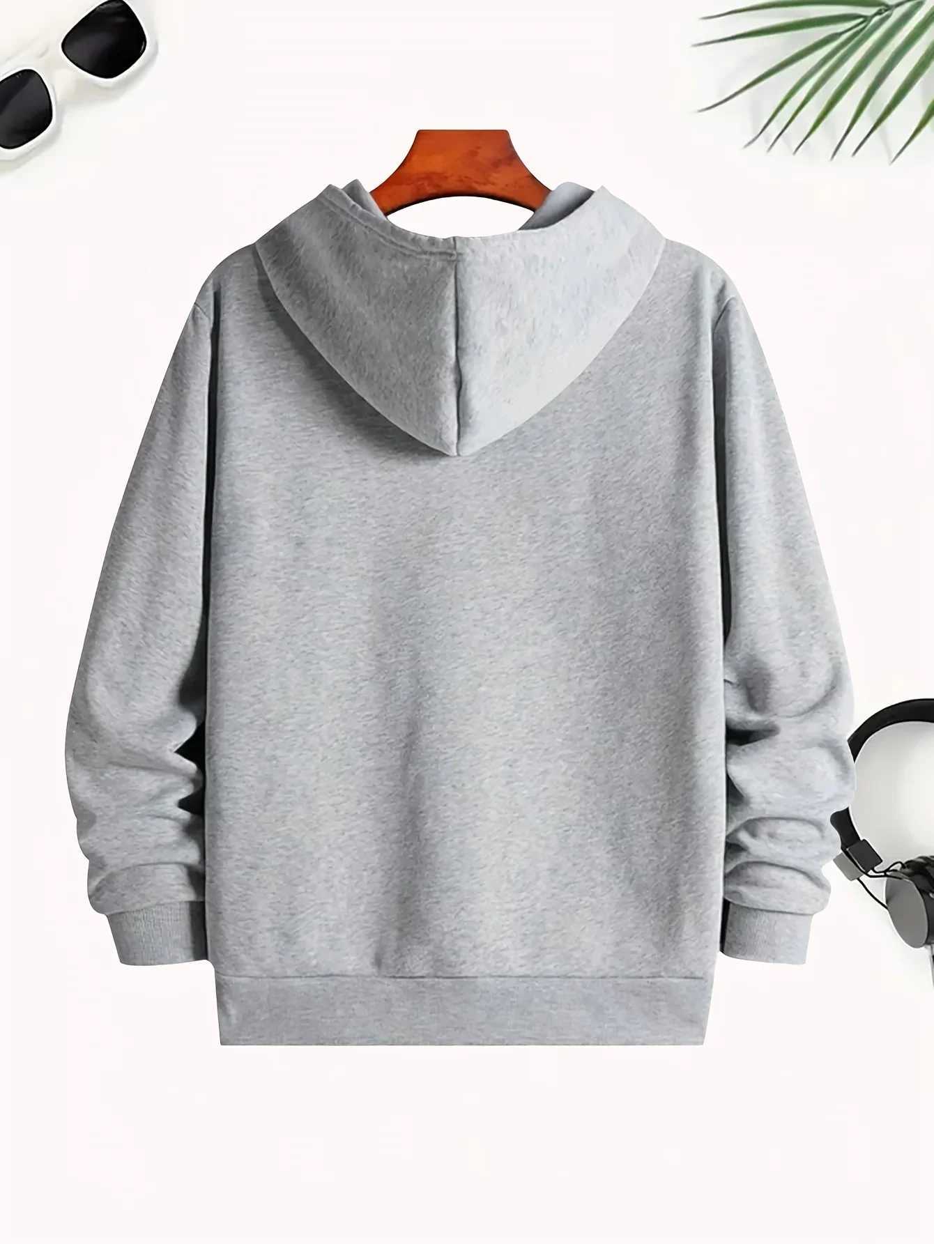 BBS Mens Casual Hoodie Fashion Long-sleeved Loose Casual Hooded Sweatshirt J251203