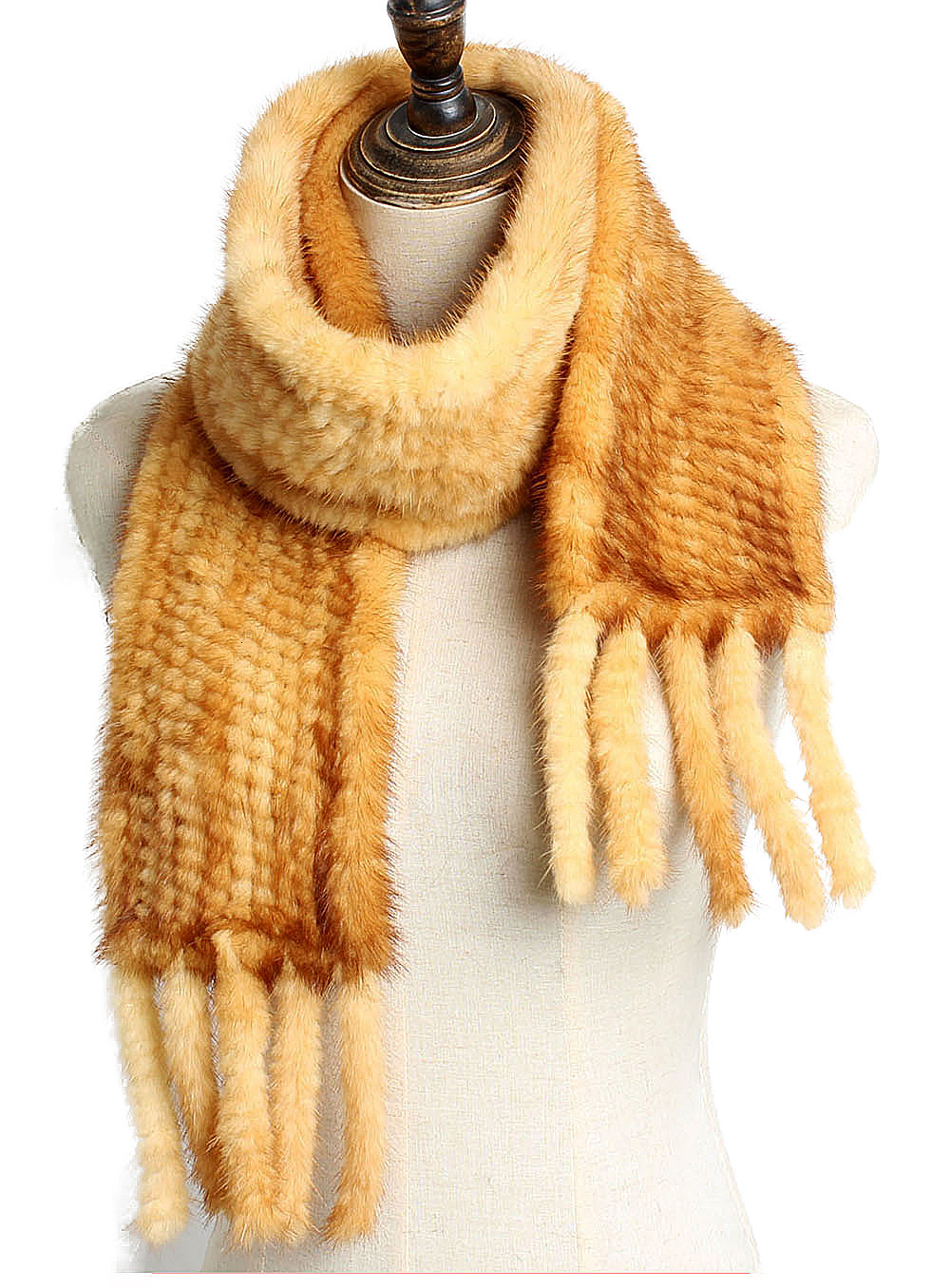 Mink Fur Woven Fur Scarf Autumn Winter Long Mink Fur Scarf Soft and Warm Large Neck Warmer Scarf 241113