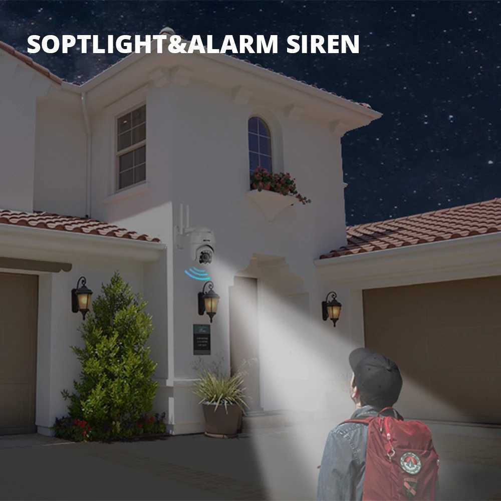 Wifi PTZ IP Camera 5MP 5X Optical Zo Wi-Fi Security Outdoor CCTV Surveillance Speed De Video Camara Color Night Camhi Cam C251202