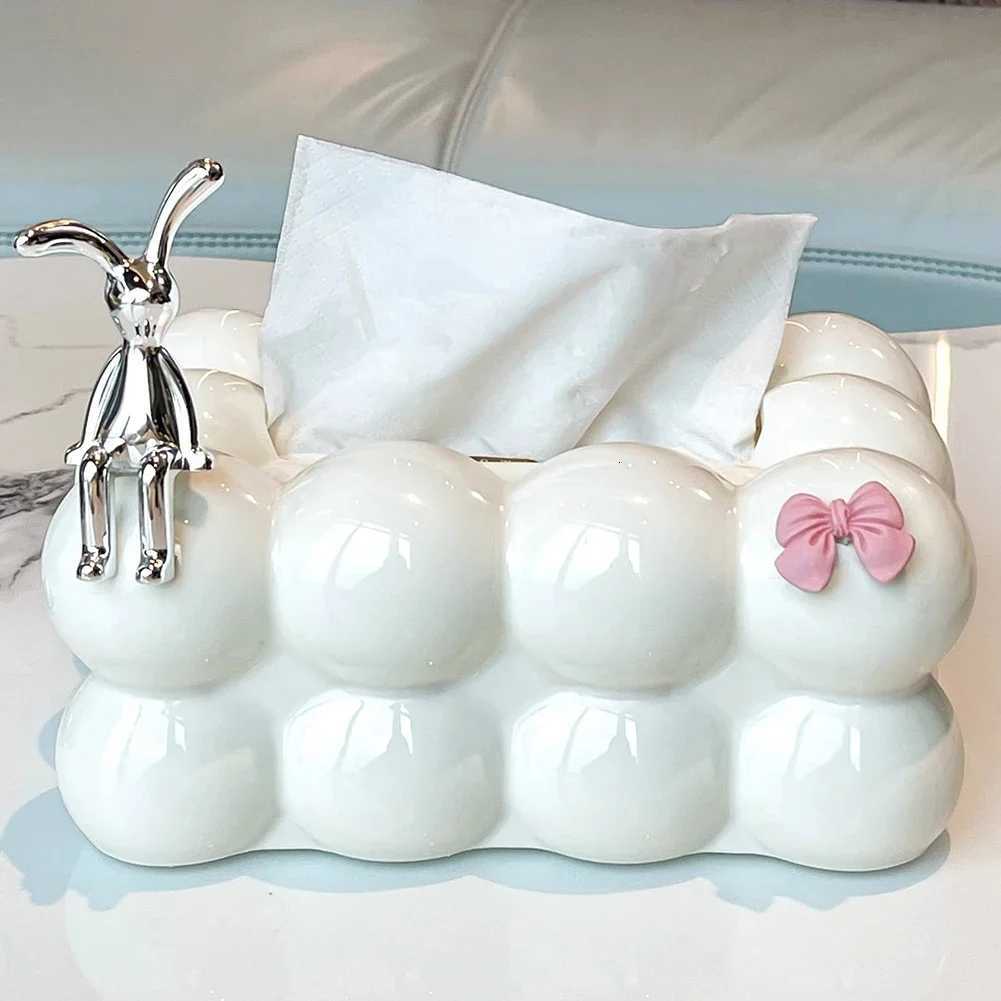 Bubble Tissue Holder Minimalist Paper Storage Box Creative Cotton Candy Tissue Cover He Decoration H251201