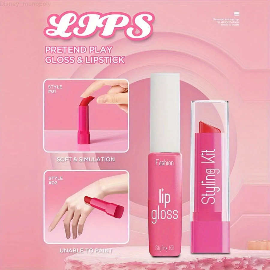 Disney Childrens Makeup Toy Set Simulated Beauty Makeup Box Set No Smearing No Liquid 10 Piece Non-toxic Set Non Real Makeup H251202