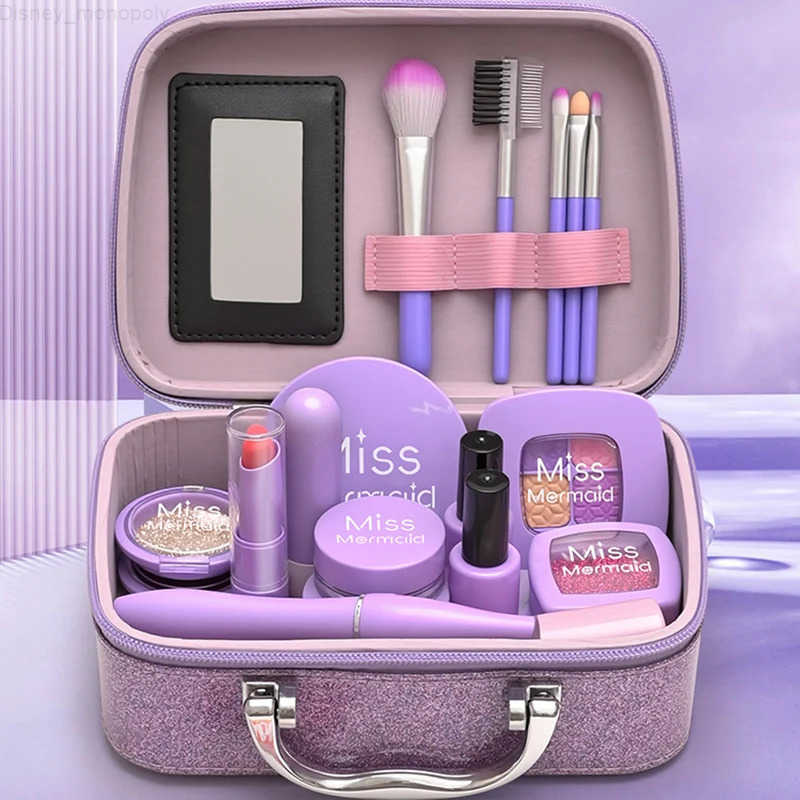 Disney Kids Toys Simulation Cosmetics Set Pretend Makeup Toys Girls Play House Simulation Make up Educational Toys for Girls Fun Game H251202