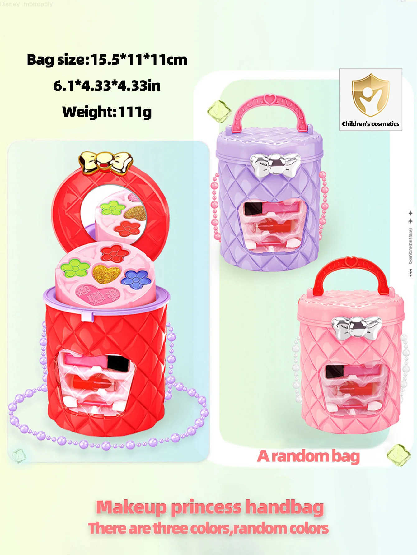 Disney Childrens makeup princess makeup box girls toys makeup set lipstick eyeshadow safe and non-toxic toys birthday Christmas gift H251202