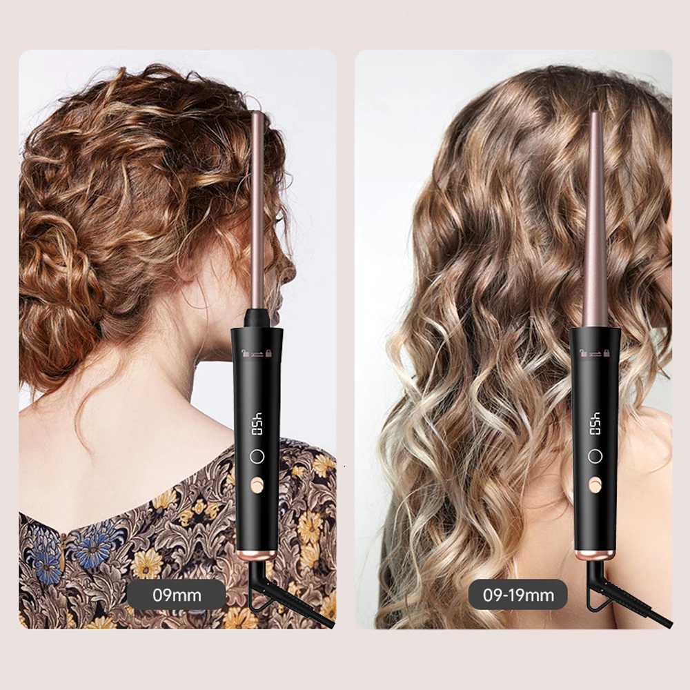 5 In 1 Curling Iron Wand Set Professional Hair Curler 450F Salon Hair Styling Tool Ceramic Coating Dual Voltage C251202
