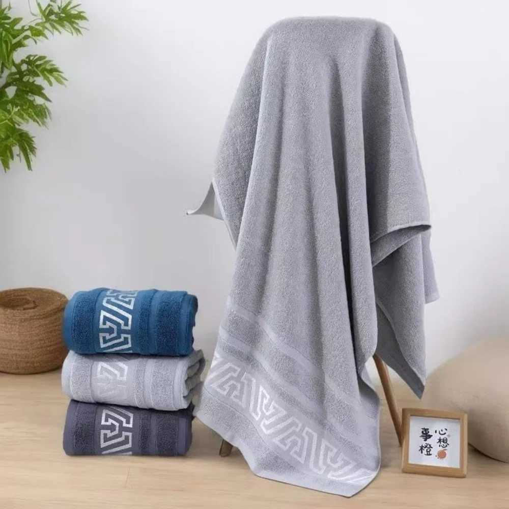 380g new pure cotton thick bath towel 70140 soft absorbent no shedding colo Y251202