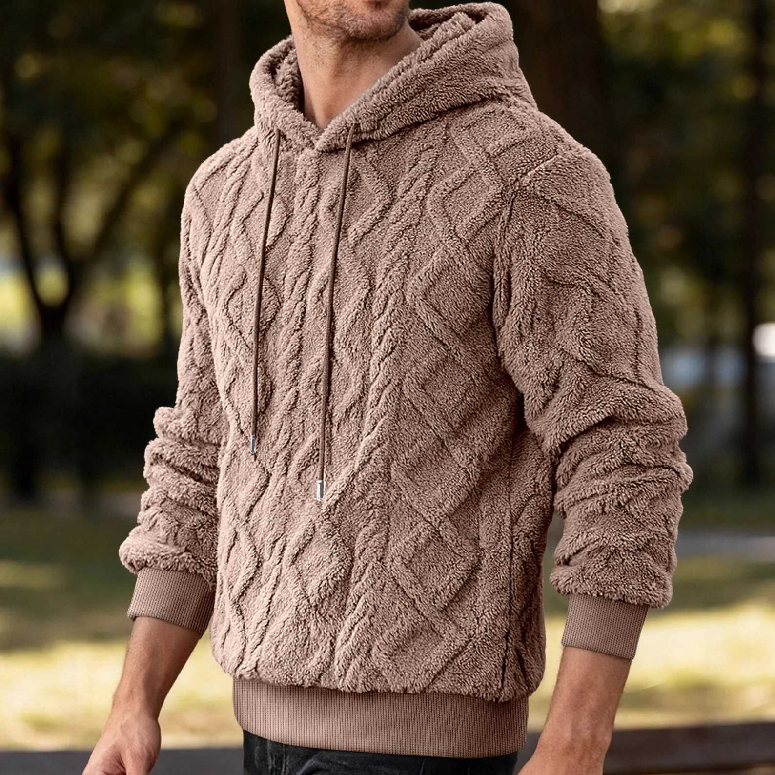 2025 High-Quality American Style Autumn-Winter Casual Mens High Street Hooded Sport Pullover Jacket European size J251203