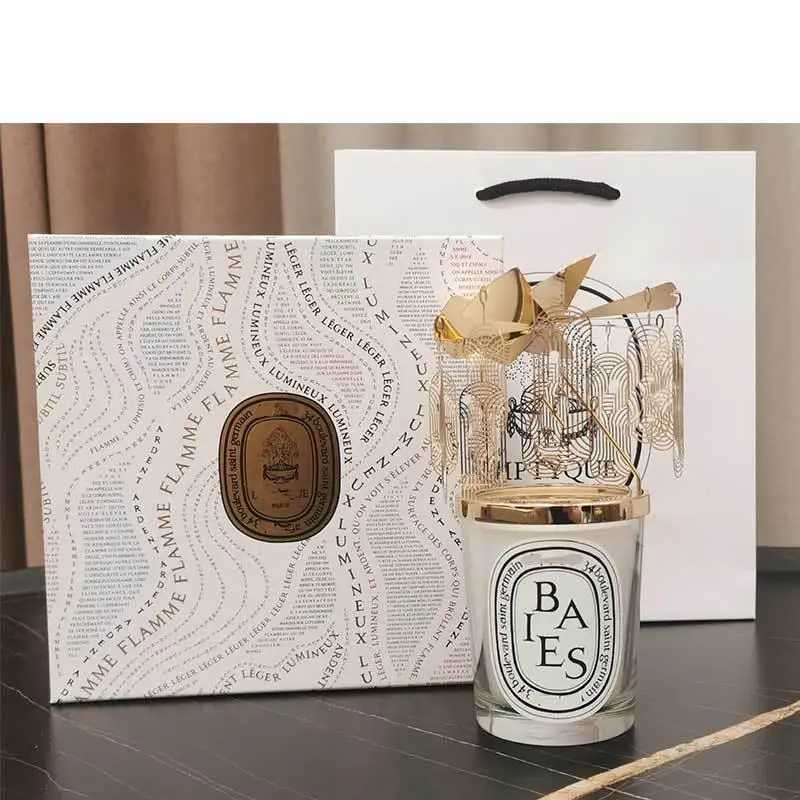 Dipty Christmas queing Romantic Candles Scented Fragrance Carousel Scented Candle French Perfume Aroma Home Decor Luxury Gift T251202
