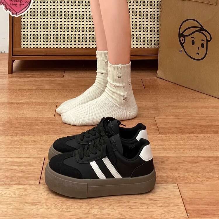 Versatile German Training for Women 2025 New Thick-Soled White Retro Agan Shoes Casual Sports Sneakers designer fashion shoes