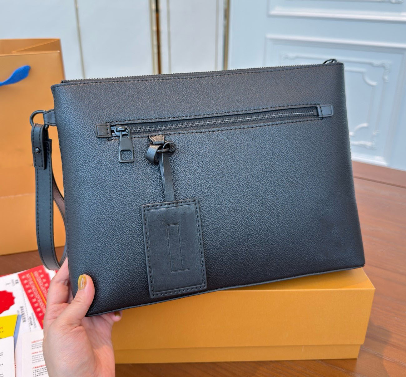 Day clutches for men designer high quality pochetteapollo voyage makeup bag toiletry pouch cosmetic bags cases evening clutch bag