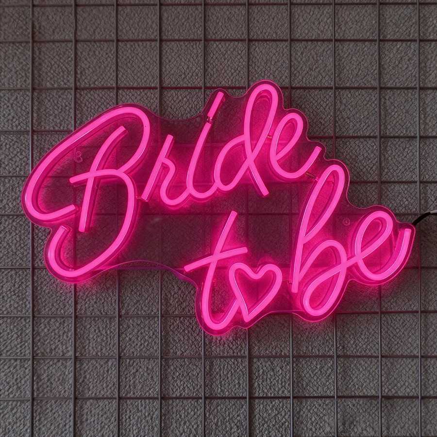 Wedding Theme Led Neon Sign Letter Icon Used For Bedroom Home Marriage Proposal Party Memorial Day Wedding Wall Decor H251201