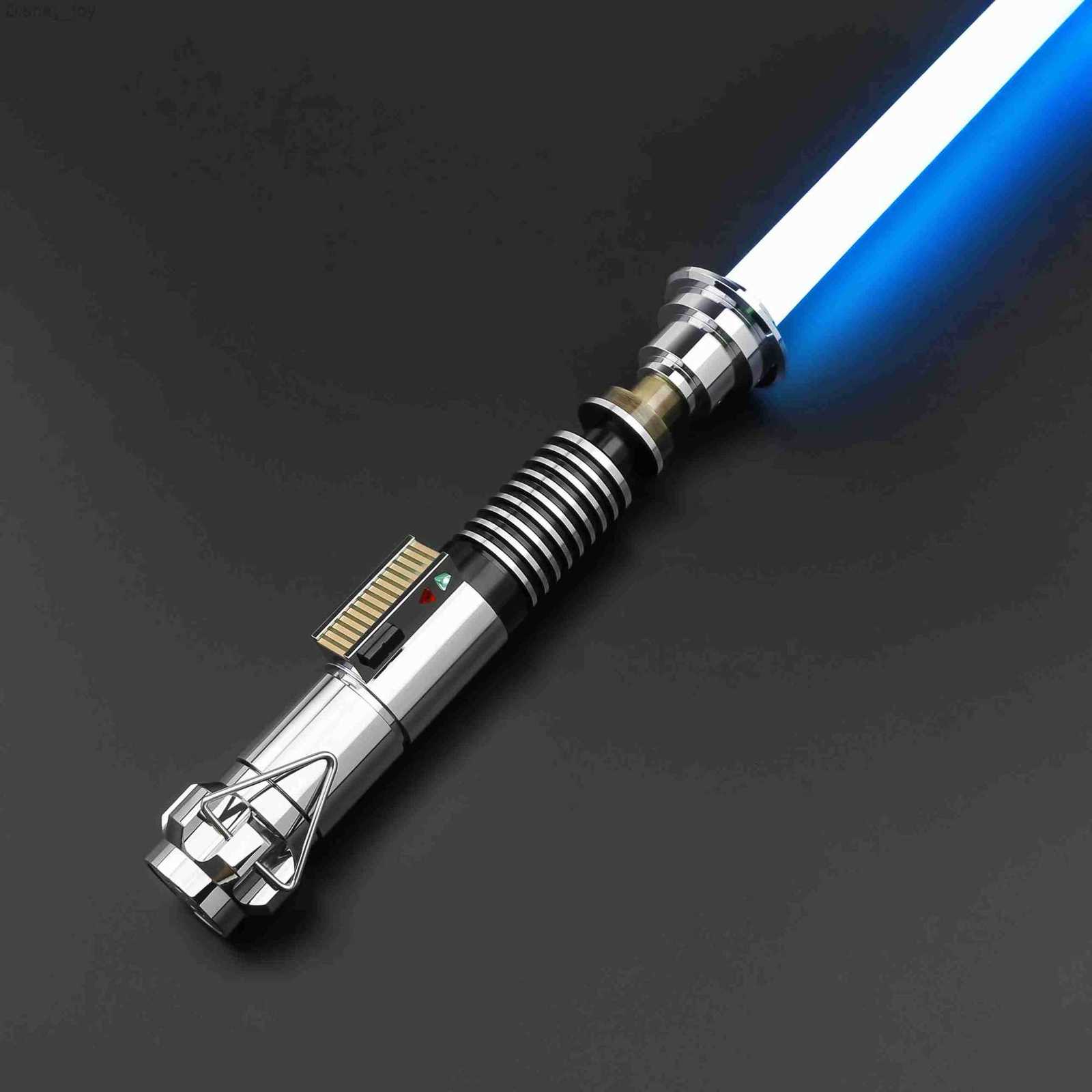 Disney TXQ LUKE Skywalker Christmas Lasers Combat Lightsaber Proffie Smooth Swing Blaster Metal Toys Cosplay Gift Juguetes lightstick H251202