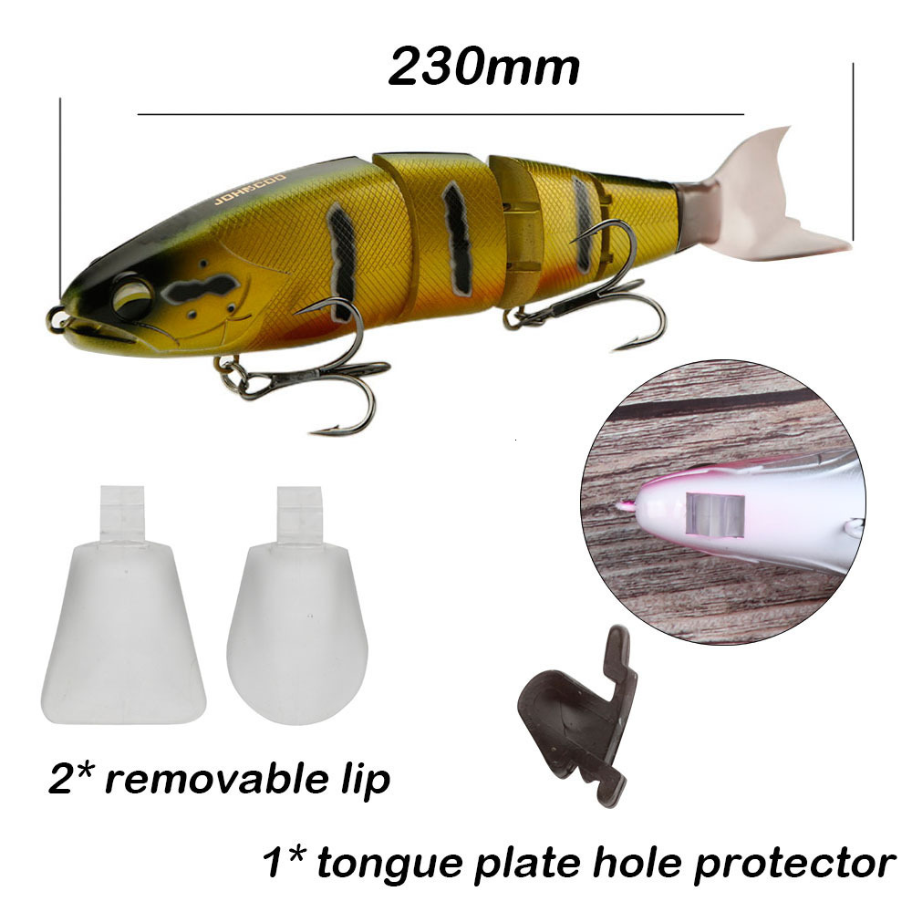Baits Lures Swimming Bait Jointed Fishing Lure Floating Hard bait with Jerk Fishing Lure For Big Bait Bass Pike Minnow Lure High Quality 230403