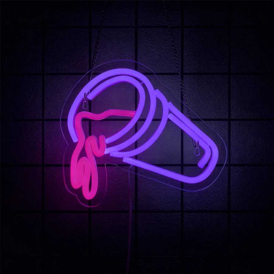 Led Neon Sign Of Drinks Commercial Decor Of Shop Doors And Windows Used As Wall Lamps In Bars Clubs And Cold Drinks Shops H251201