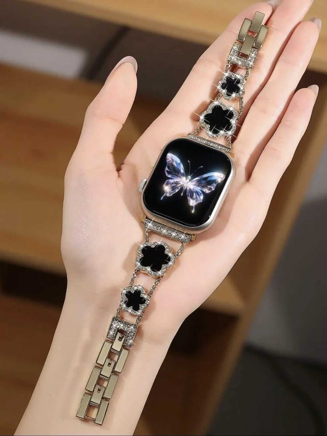 stainless steel bracelet link For Apple Watch band Women Series 11/8/7/6/10/9 40mm 41mm 38mm 42mm 44mm 45mm 46mm Strap Z251203