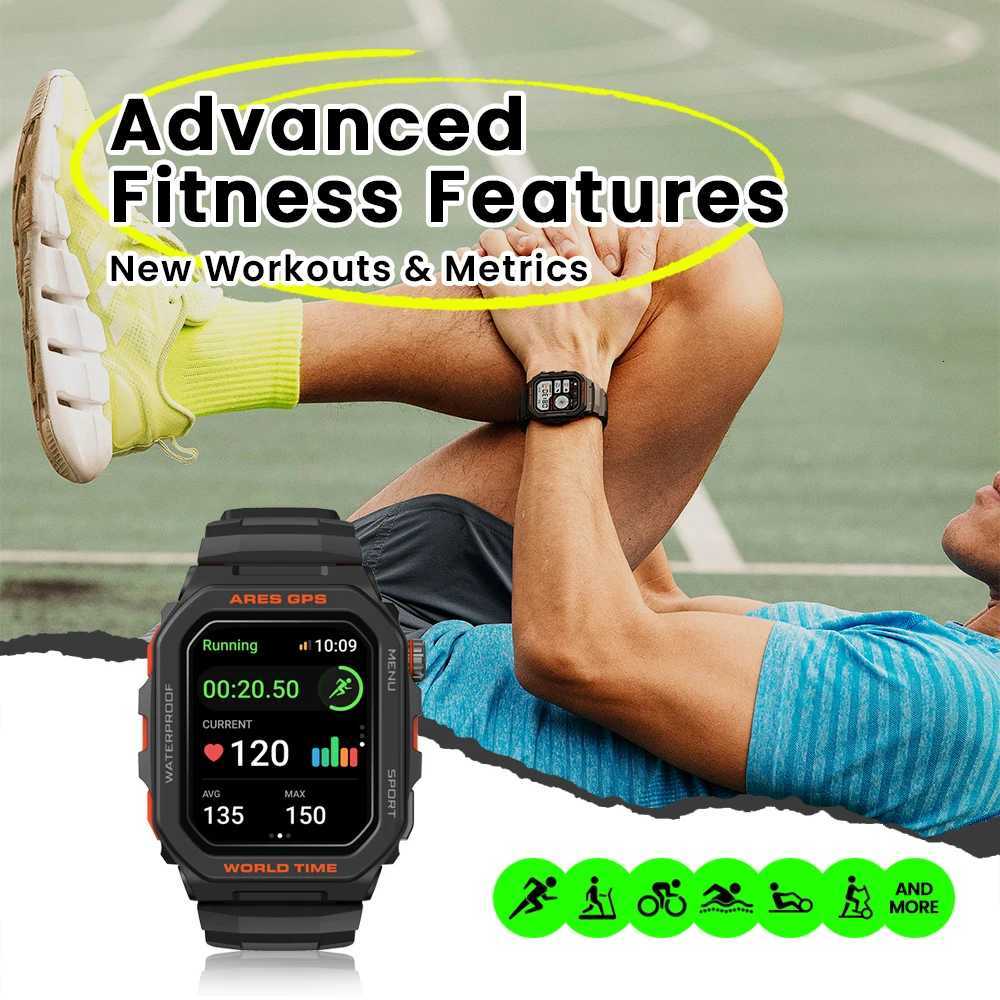 New Zeblaze Ares GPS Smart Watch Built-in xa GPS Phone Calling Smartwatch Rate SpO2 Fitness Tracking Watch C251203