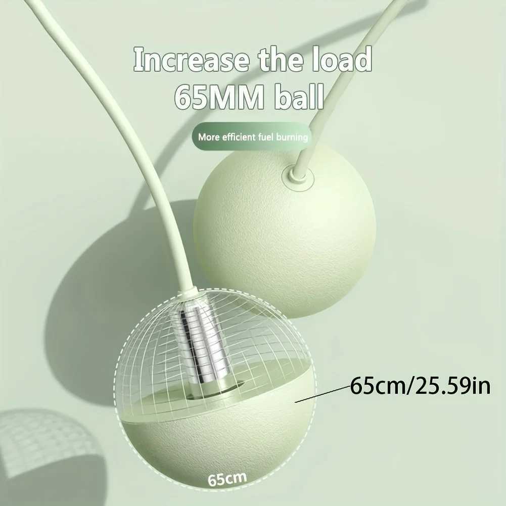 Dual Purpose Jump Rope Intelligent Counting Steel Wire Rope Sports Equipment Household Cordless Sports Load Jump Rope M260319