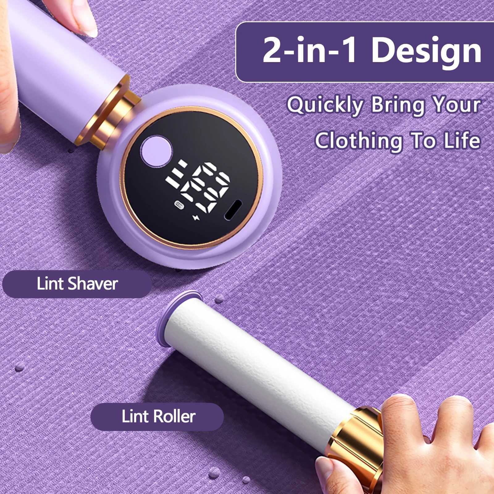 Electric Fabric Shaver Sweater Shaver with LED Display Lint Roller 3-Speeds for Removing Fuzz Pill Form Clothing Couch M251203 - view 6