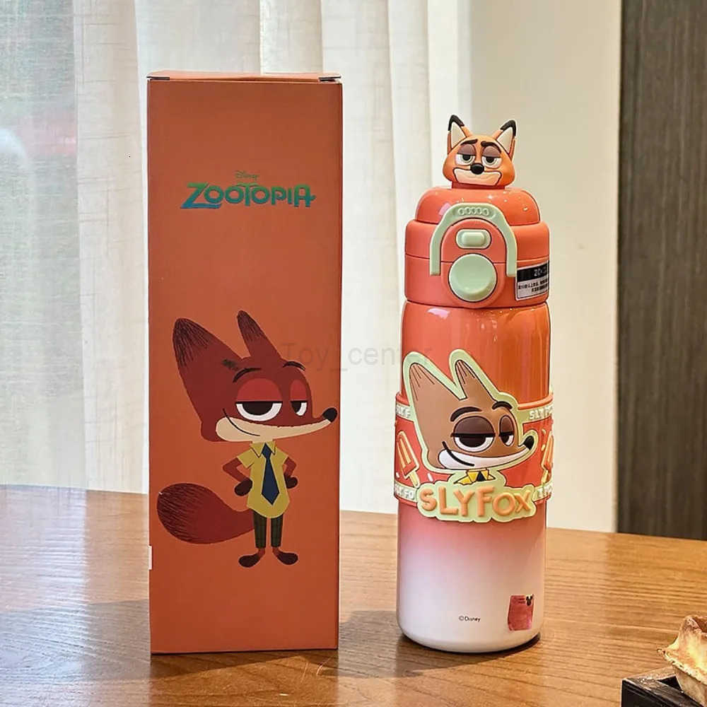 Disney Disneys New Childrens Insulated Water Bottle with Creative Designs Featuring Stitch Judy Nick and Zootopia H251203