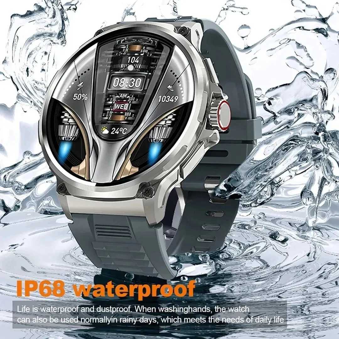 Smart Watch GPS NFC Smartwatch Men 360360 185 HD sn AMOLED Sn Rate Monitor Call IP67 Waterproof Men C251203