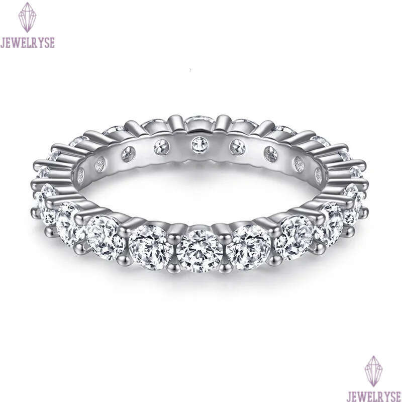 luxury 2mm 3mm diamond round band designer rings for women wed 925 sterling silver white 5A zirconia engagement ring jewelry woman friend party gift b