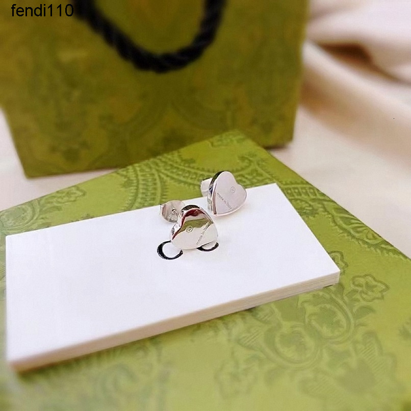 Stud Designer earring high quality womens love Charm ear Stud heart earrings for Women Unisex 925 silver classic jewelry INS fashion Wedding Gifts