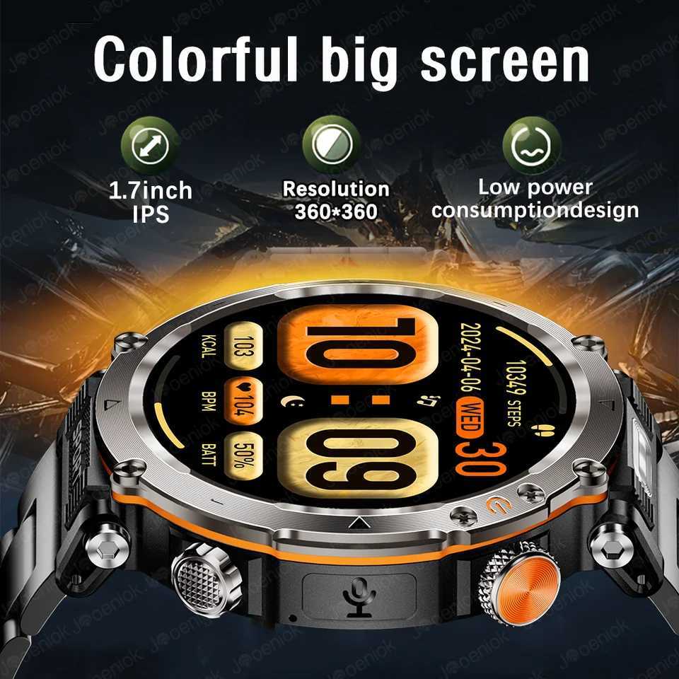 2025 New Fashion Luxury 5ATM Watch HT30 GPS Cpass Smart Watch Outdoor Sport Man AMOLED 366366 NFC Rate IP68 Smartwatch C251203