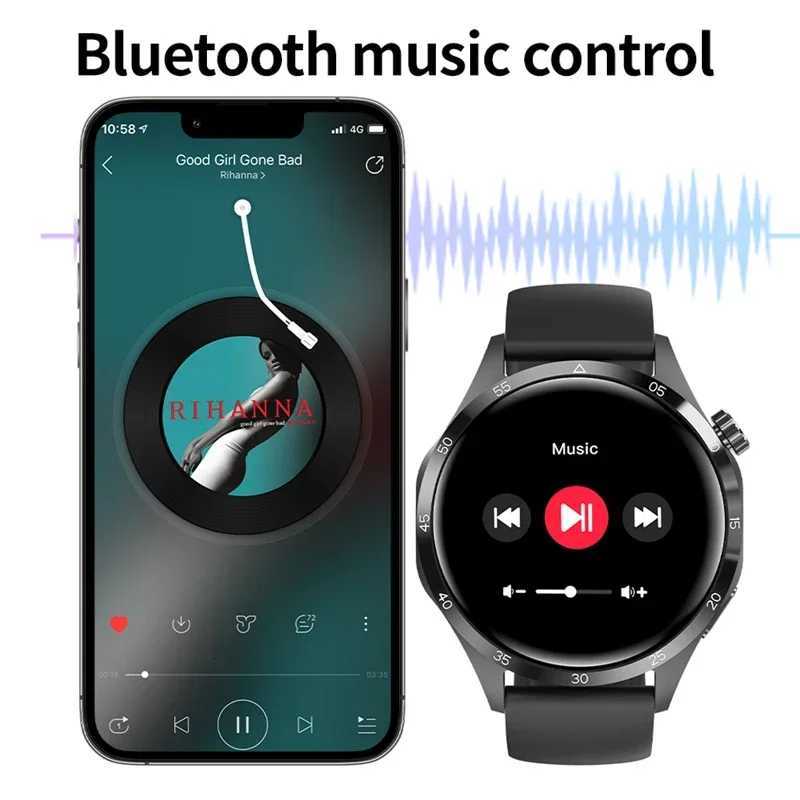 Smart Watch Men Watch 4 Pro AMOLED HD Sn Health Monitoring Call Smartwatch Mens Watche For IOS Android 2025 Ne C251203