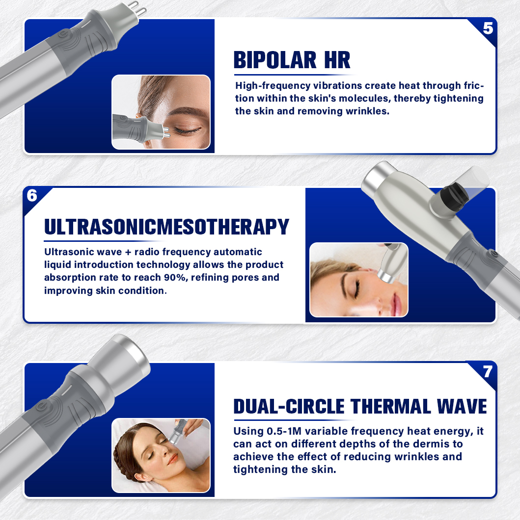 Professional Hydro OxyGeneo Facial Machine Oxygen Jet Peel Hydrodermabrasion Microdermabrasion Face Deep Skin Cleaning Skin Rejuvenation