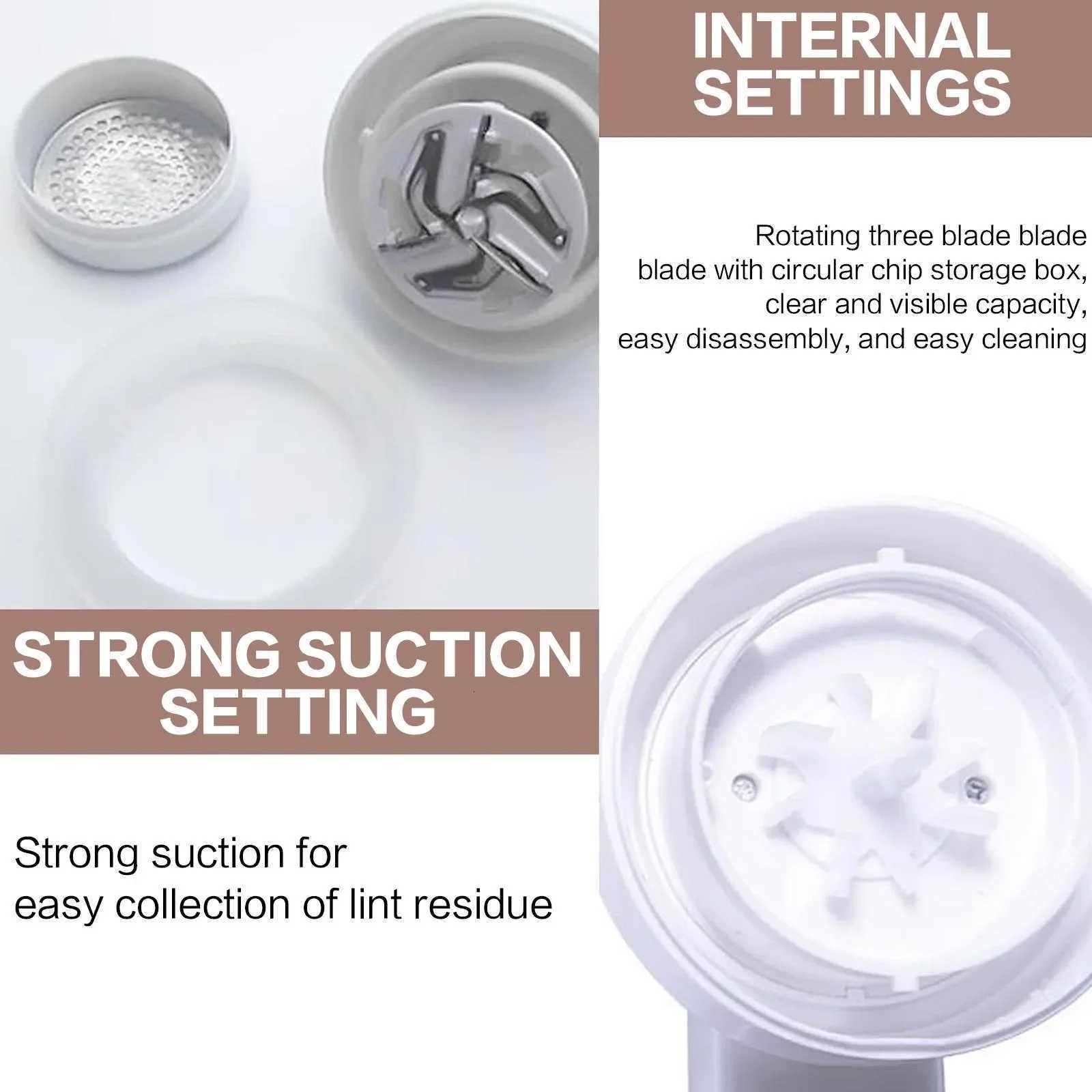 Electric Lint Remover USB Fast Charging Fabric Sweater Shaver Clothes Pill Trimmer for Coats and Sofas Portable Home Care M251203 - view 6