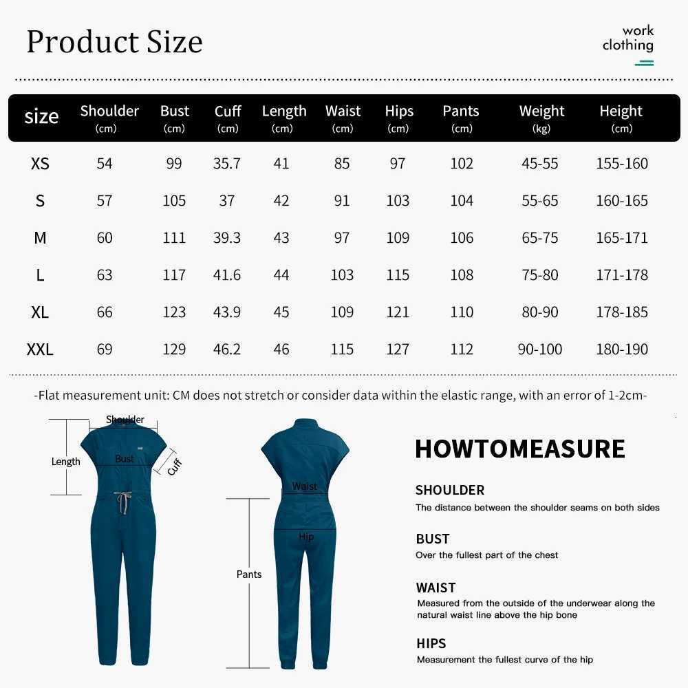 Clinical Uniforms Women Dental Hospital Joggers Clothes Scrubs Jumpsuit Medical Pet Grooming Nurse Scrubs Uniforms Spa Work Wear X251203