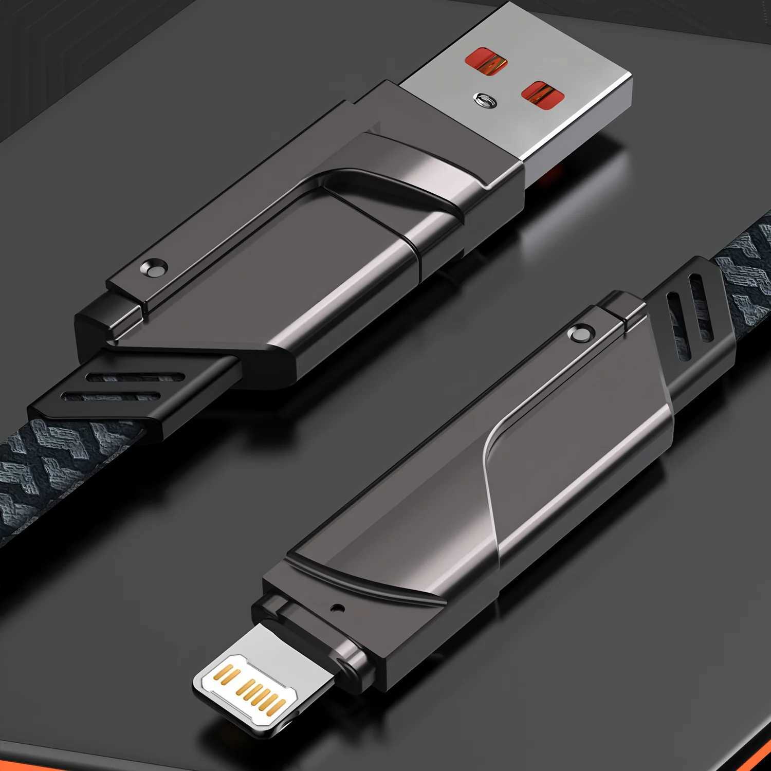 4-in-1 Kirsite Cable 240W er Fast Charging Mtiple Functions for iPhone8-16 Prax iPad Notebook Tablet Mobile Phone C251203