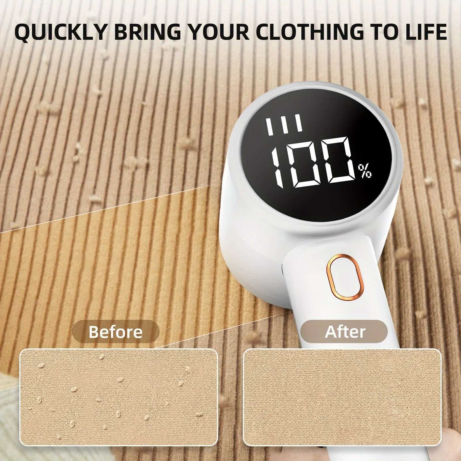 Mini Rechargeable Clothes Cleaner Fabric Remover Portable Electric Pellets Lint Sweater Fuzz Remover with Digital LED Display M251203 - view 6