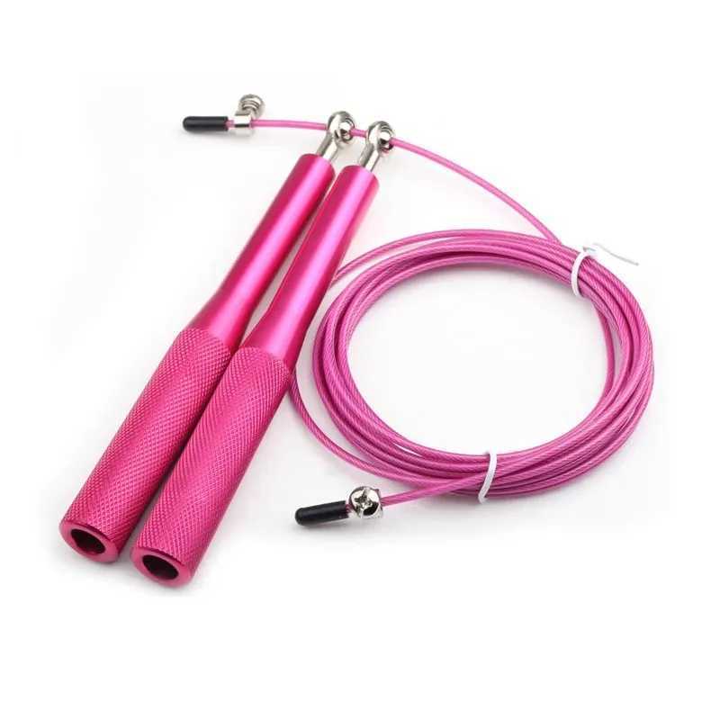 New Fitness Heavy Steel Wire Jump Rope for Crossfit Speed Training Box MMA Gym Exerciser Skipping Rope Equipment M260319