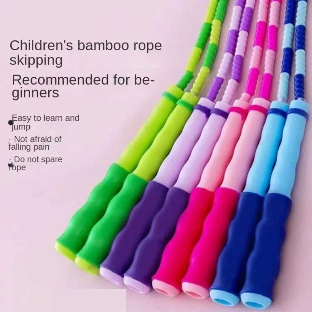 Anti-Skid Segmented Fitness Jump Rope Adjustable Environment Protection Soft Bead Skipping Rope Anti Slip Professional M260319