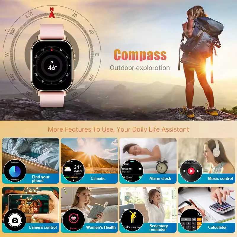 2025 NEW Fashion Built-in 6 Stars GPS Position Smart Watch Wen 201 AMOLED HD Sn IP68 Waterproof Sport Bracelets Ladie C251203