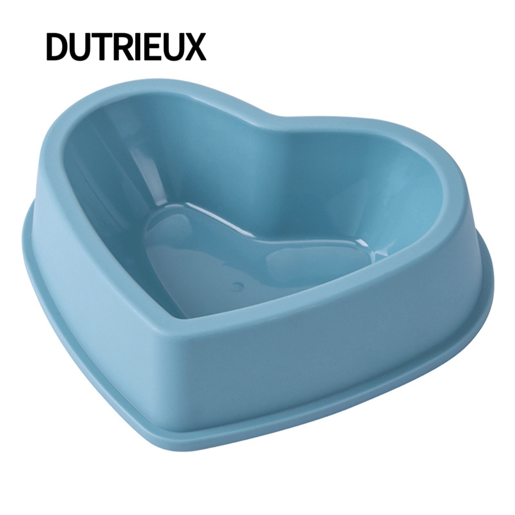 H1700 Economical double plastic pet bowl, large size, non-slip, easy to clean, and lightweight.