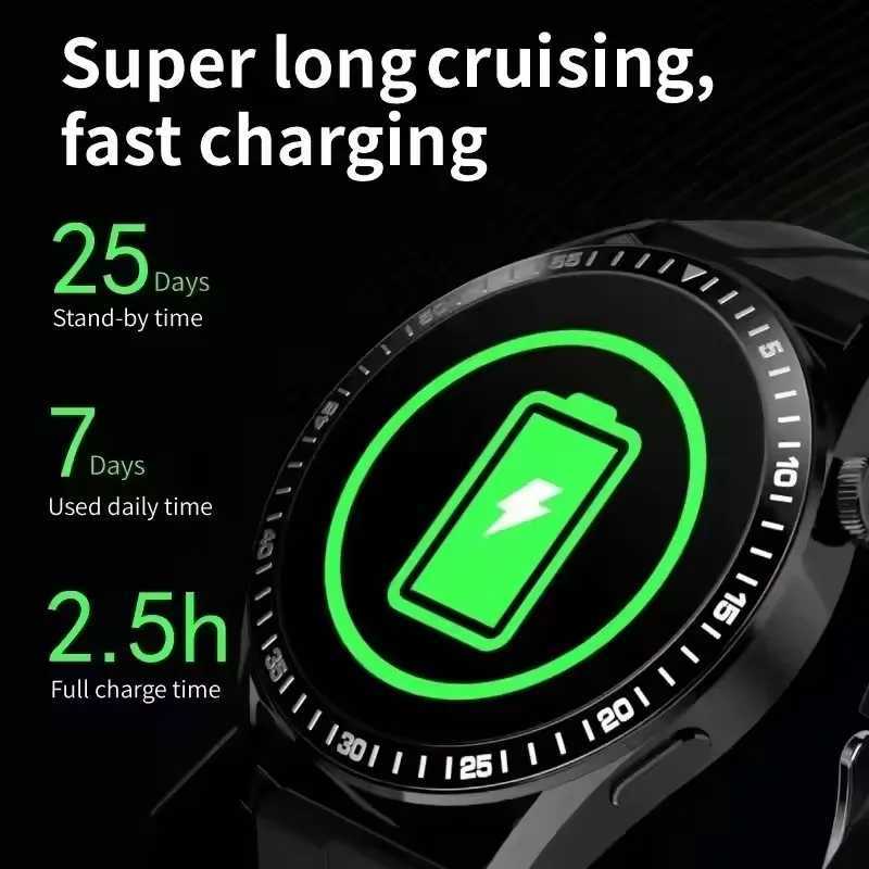 New For Men Wen SmartWatch 161 Amoled Phone Call Rate GPS Tracker Sport Waterproof Smart Watch for IOS Android C251203