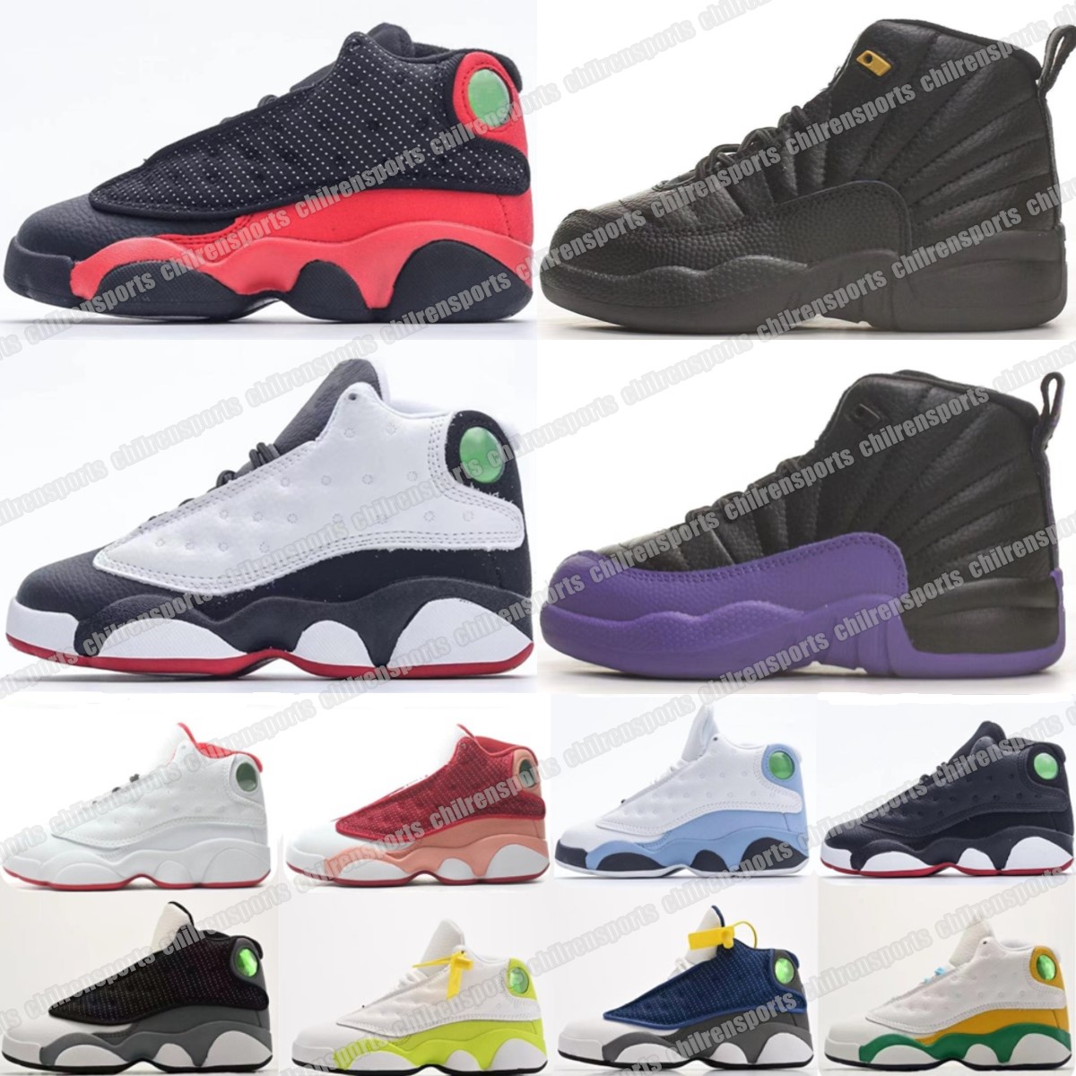 designer 13s Kids shoes toddlers sneakers boys basketball shoe Children black red grey blue baby kid youth infants trainers