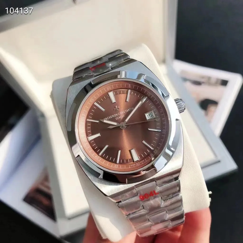 With original box mens watch luxury automatic mechanical watch stainless steel strap waterproof sapphire mens fashion business watch