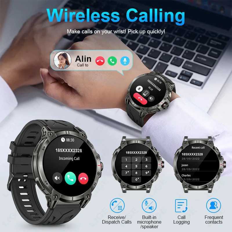 LIGE 760mAh Large Battery Outdoor Smart Watch Men 185 inch HD Sn GPS Cpass Call IP68 Waterproof Smartwatch 2025 C251203