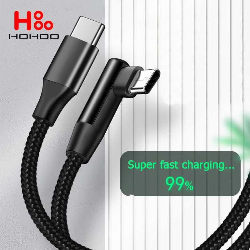 PD 100W USB C to Type C 40 30 Fast Charger Cable for Book M2 iPad Mobile Phone Cord USB C TypeC Cable C251203